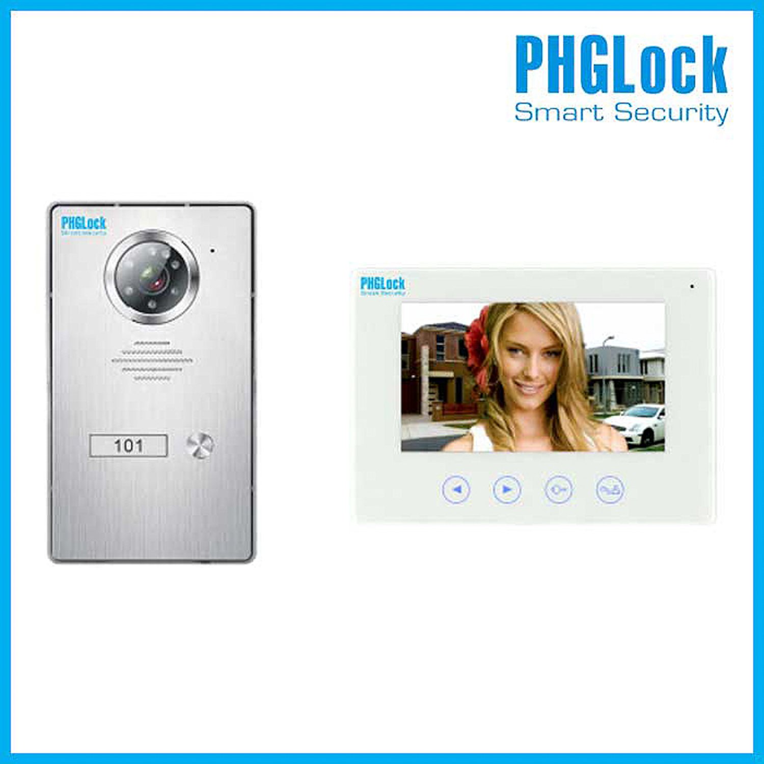 Chuông Cửa Màn Hình Cảm Ứng PHGLock IC100W |A