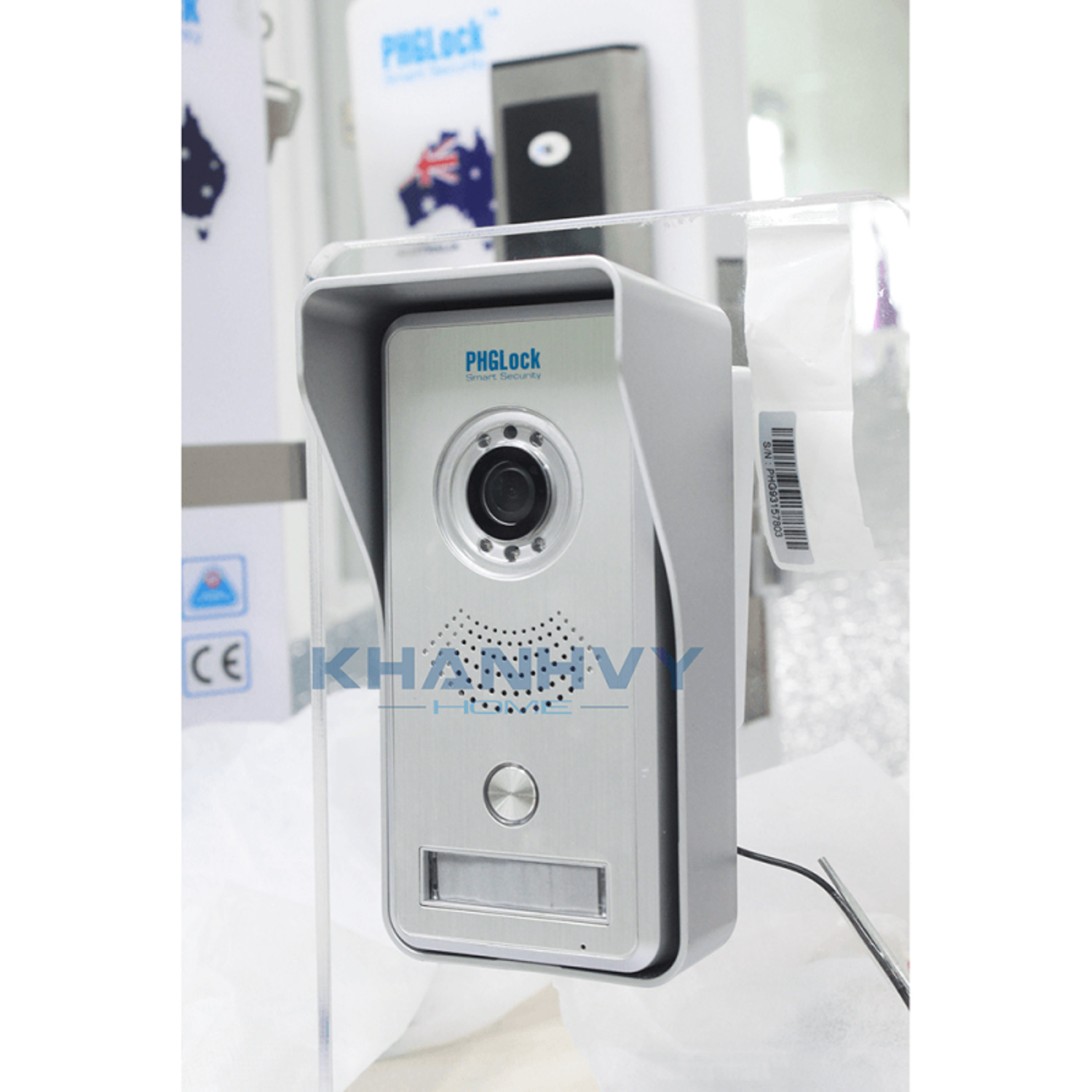 Chuông camera hồng ngoại PHGLock IC102W |A là một trong những sản phẩm mang công nghệ hiện đại mới nhất của thương hiệu khóa thông minh PHGLock – Smart Security