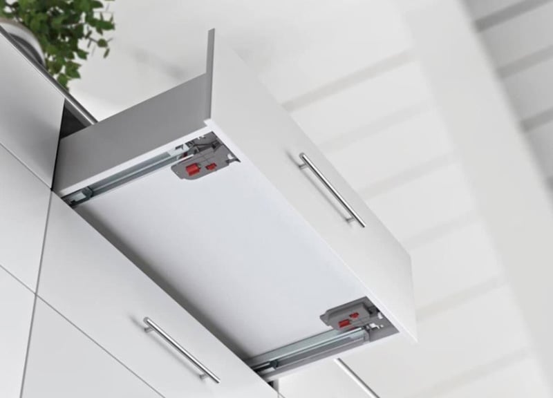 Ray âm EPC EVO mở toàn phần, giảm chấn Hafele 433.32.074  có nhiều tính năng nổi bật
