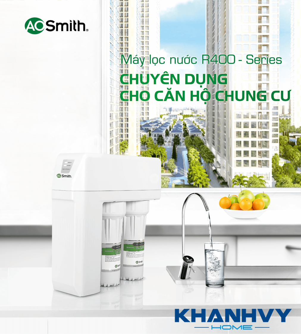 Máy lọc nước AOSmith R400S là sản phẩm chất lượng cao với công nghệ ưu việt và hệ thống lõi lọc 5 trong 1 tiên tiến, mang lại sự tiện nghi và an toàn cho cả gia đình bạn