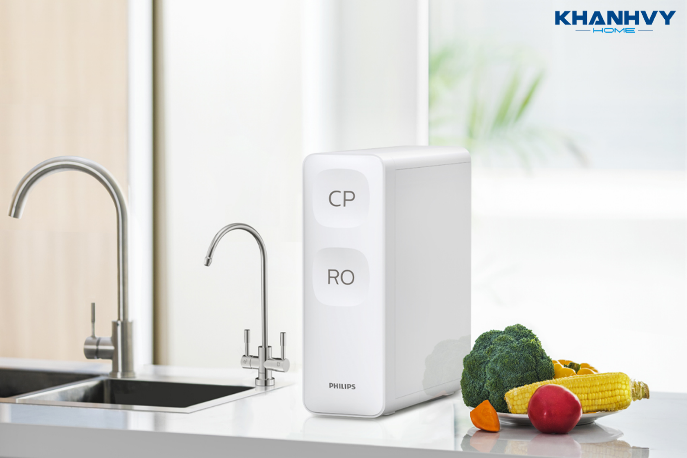 Máy lọc nước Philips RO Để Gầm AUT3015 sử dụng công nghệ lọc nước RO hiện đại với 2 lõi lọc, 2 vòi lấy nước và công suất lọc mạnh mẽ, đáp ứng tốt nhu cầu sử dụng nước của người dùng