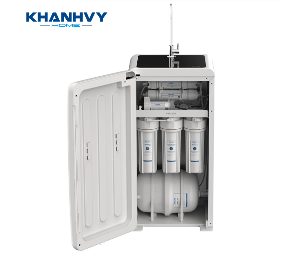 Máy lọc nước Philips RO Thế Hệ Mới ADD8970 sở hữu hệ thống 6 lõi lọc và 9 cấp lọc, không chỉ mang lại nguồn nước sạch khuẩn mà còn bổ sung kiềm và hydrogen có lợi cho sức khỏe người dùng