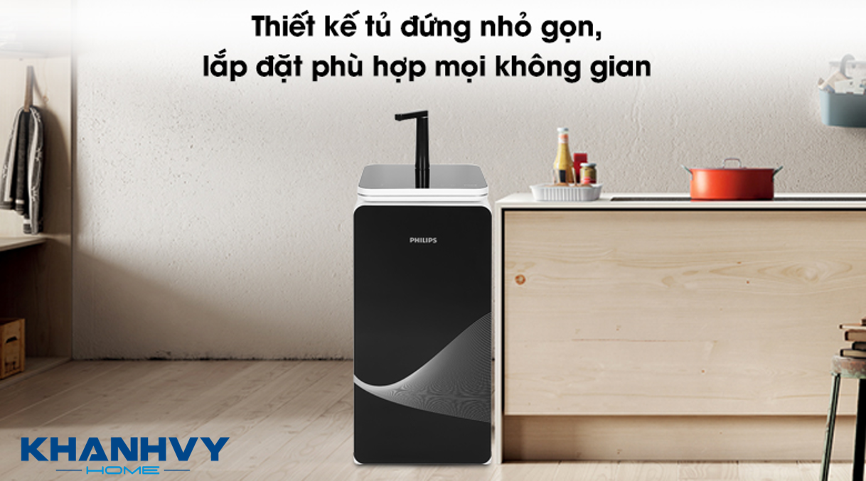 Máy lọc nước Philips RO Thế Hệ Mới ADD8980 sử dụng công nghệ lọc nước RO chất lượng với hệ thống 8 lõi lọc hiệu quả