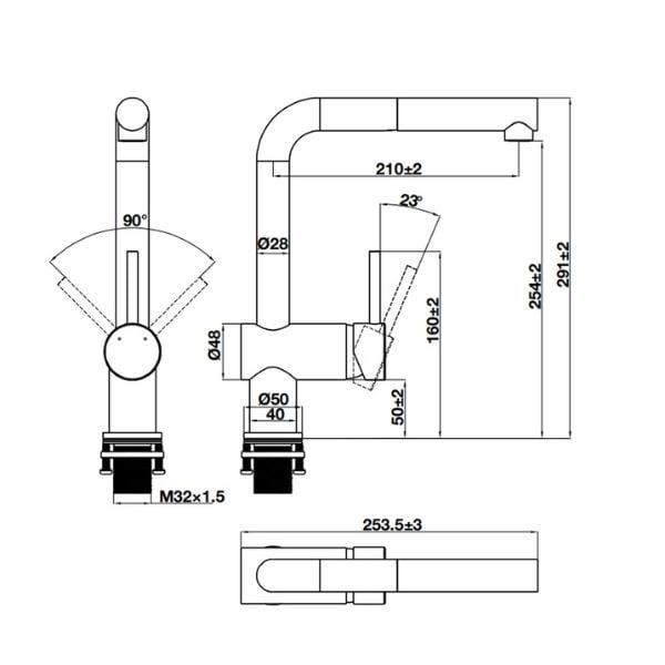 Vòi Rửa Chén Hafele HT21-GH1P250