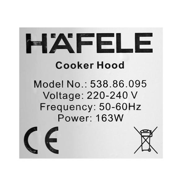 Máy hút mùi Hafele HC-BI70B 538.86.095