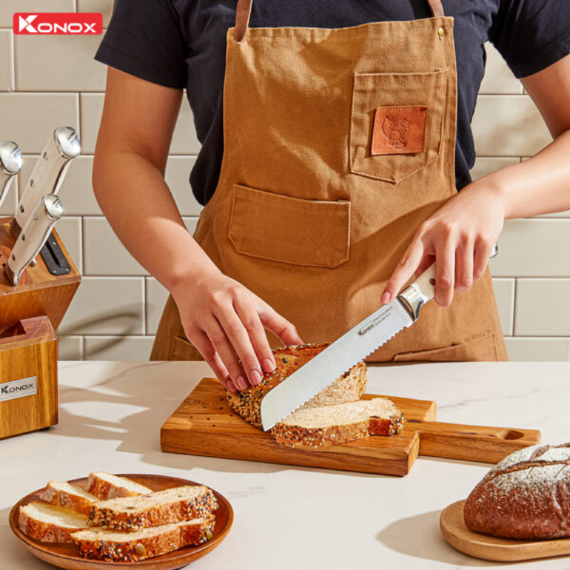 Bộ dao làm bếp Konox Gouter cao cấp 7 món