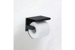 Móc treo cuộn giấy vệ sinh Garis GBB1.T2 dáng vuông màu đen nhám