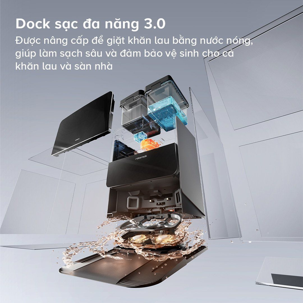 Robot hút bụi lau nhà Roborock Saros 10 R