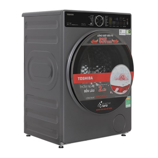 Máy giặt sấy Toshiba TWD-T25BZU115MWV (MG) Inverter  giặt 10.5 kg - sấy 7 kg