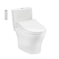 Bàn cầu hai khối TOTO CS769CDRW15XW kèm nắp rửa điện tử WASHLET dòng C5 TCF24410AAA