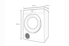 Máy sấy thông hơi Electrolux EDV804H3WC 8kg