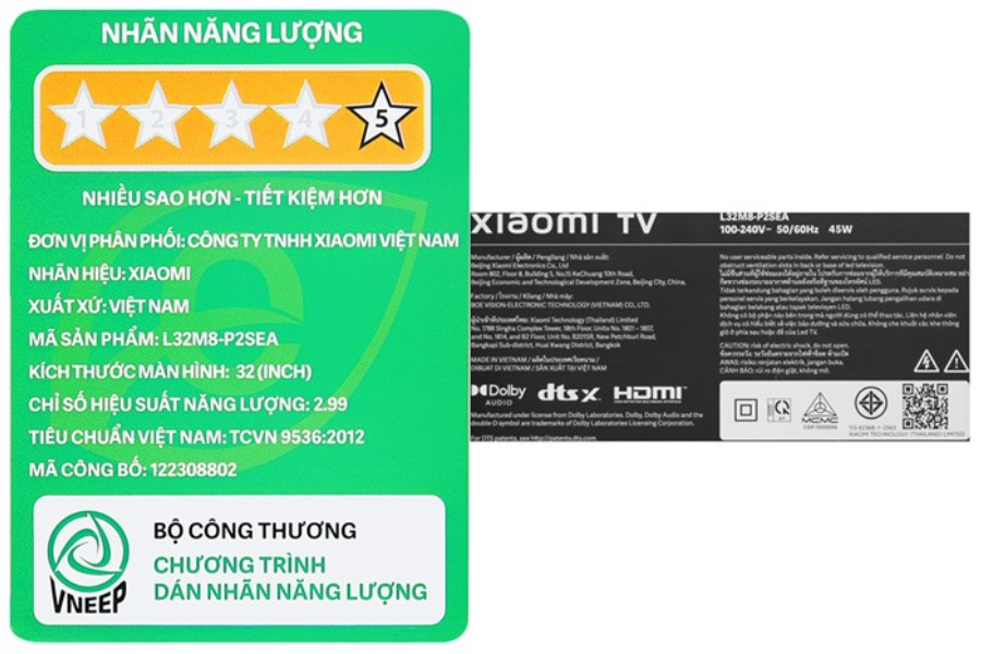 Tivi HD Xiaomi A 32 Inch L32M8-P2SEA