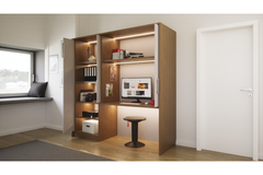Cửa trượt xoay Hafele 408.25.006 1 cánh 25kg ray trượt 664 mm