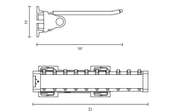Kệ vắt quần Vickini 18001.500