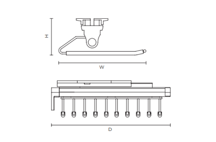 Kệ vắt quần Vickini 18003.500