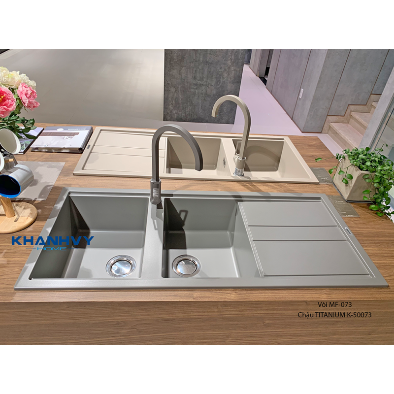 Chậu rửa chén Malloca TITANIUM K-50073