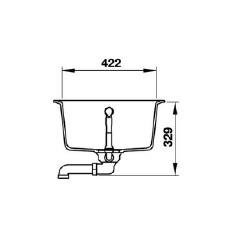 Chậu đá Hafele HS-GSD10050 570.36.550