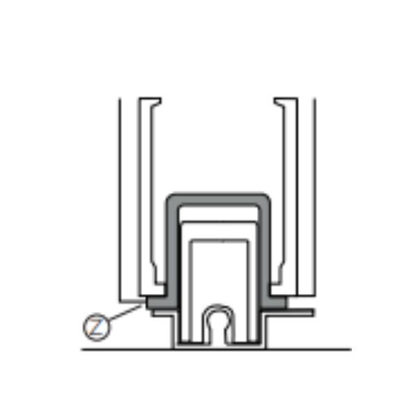ADAPTER PROFILE1 SIL.POL 3M Hafele 403.75.440