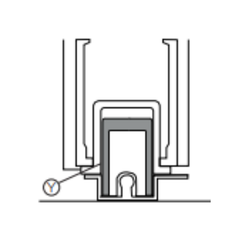 ADAPTER PROFILE2 SIL.POL 3M Hafele 403.75.451