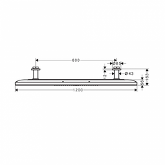 Sen trần AXOR ShowerSolution ShowerHeaven 1200/300 - 10629000 589.52.213