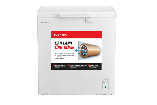 Tủ đông Toshiba GR-RC265CM Inverter 201 lít
