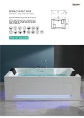 Bồn Tắm Massage Mowoen MW6018-180.2MS