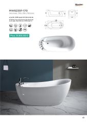 Bồn Tắm Acrylic Độc Lập Mowoen MW8235F-170