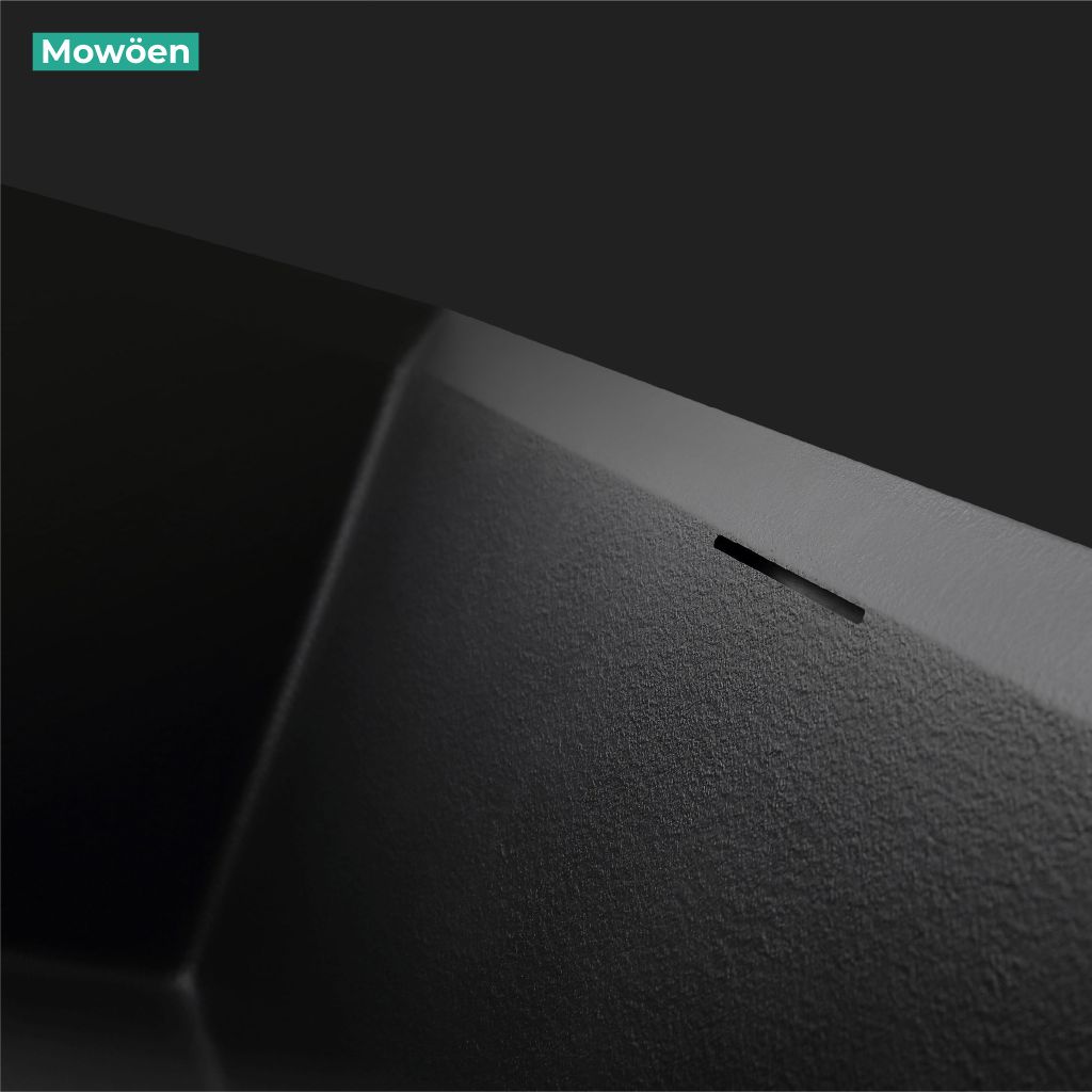 Bồn tắm đá MOWOEN MW001-Matt Black