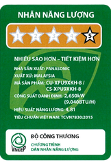 Máy lạnh Panasonic CU/CS-XPU9XKH-8 Inverter 1 chiều 9.040 BTU 1HP