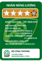 Máy lạnh Panasonic CU/CS-XPU12XKH-8 Inverter 1 chiều 11.900 BTU 1.5HP