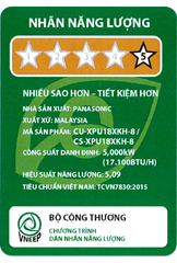 Máy lạnh Panasonic CU/CS-XPU18XKH-8 Inverter 1 chiều 17.100 BTU 2HP