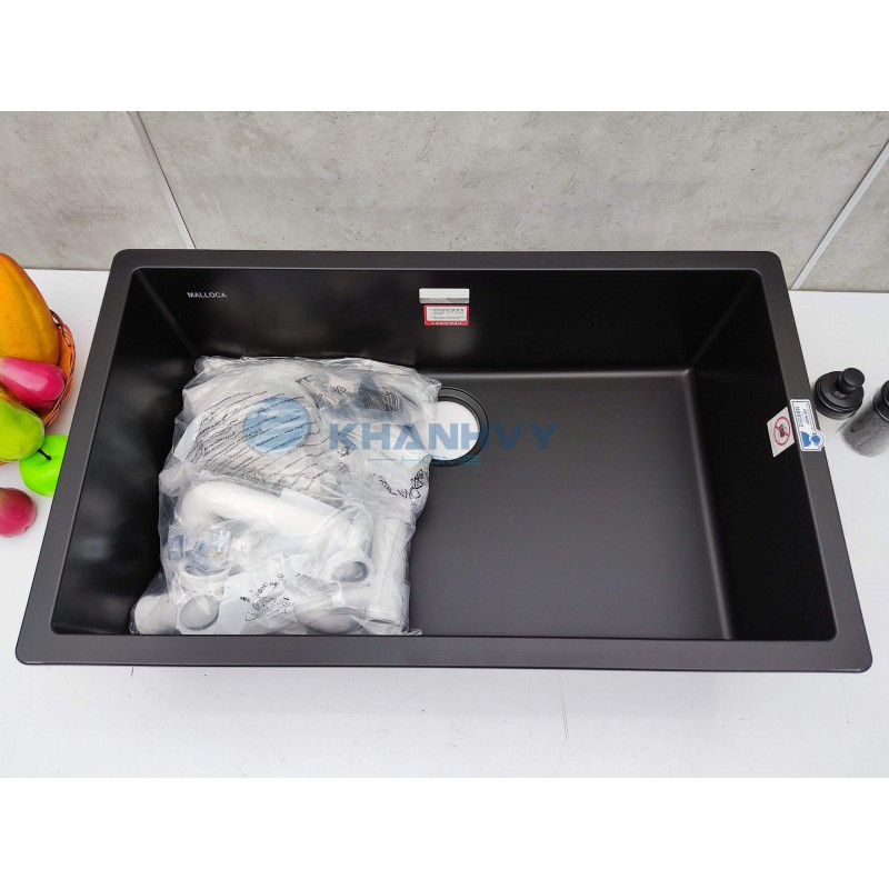 Chậu rửa chén Malloca ZEN K-13040 đá Granite cao cấp chính hãng