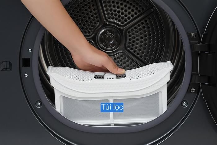 Máy sấy bơm nhiệt Toshiba TD-BP110GHV(MG) sấy 10kg