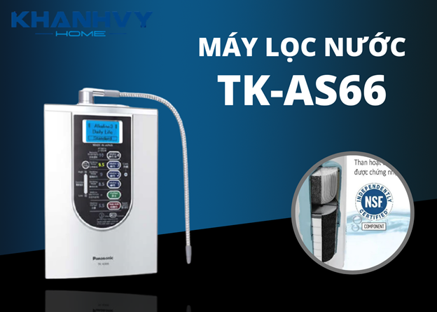 Máy lọc nước điện giải Panasonic TK-AS66 tạo ra nguồn nước tốt cho hệ tiêu hoá