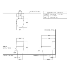 Bàn cầu 1 khối Cotto C110507 nắp đóng êm