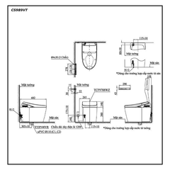 Bàn cầu điện tử TOTO NEOREST AH CS989VT/TCF9788WZ/T53P100VR