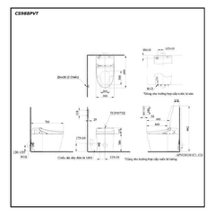 Bàn cầu điện tử TOTO NEOREST DH CS988PVT/TCF9575Z