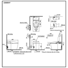 Bàn cầu điện tử TOTO NEOREST RH CS989VT/TCF9768WZ/T53P100VR