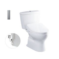 Bàn cầu hai khối TOTO CS300DRW11 nắp rửa điện tử WASHLET