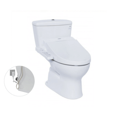 Bàn cầu hai khối TOTO CS300DRW7 nắp rửa điện tử WASHLET