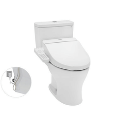 Bàn cầu hai khối TOTO CS735DW7 nắp rửa điện tử WASHLET