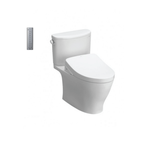 Bàn cầu hai khối TOTO CS767CRW12 nắp rửa điện tử WASHLET