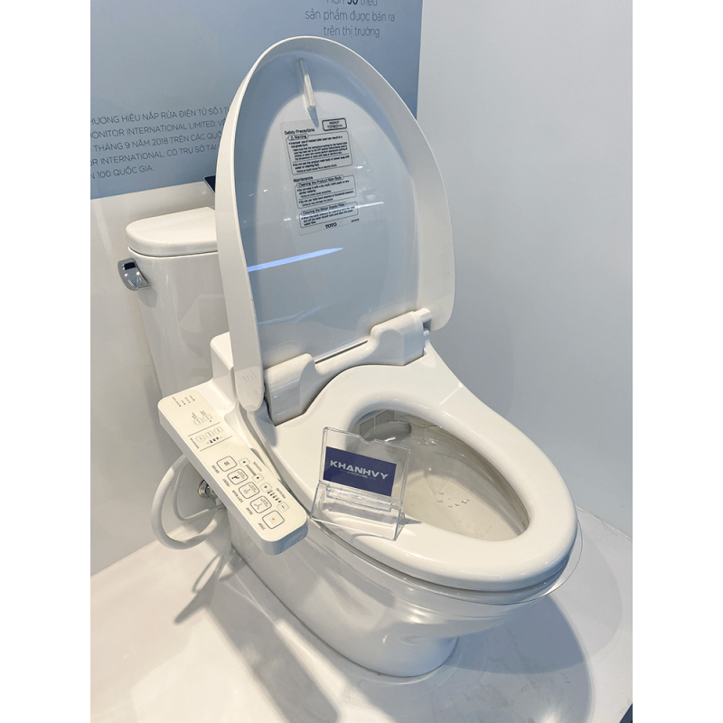 Bàn cầu hai khối TOTO CS767RW7 nắp rửa điện tử WASHLET