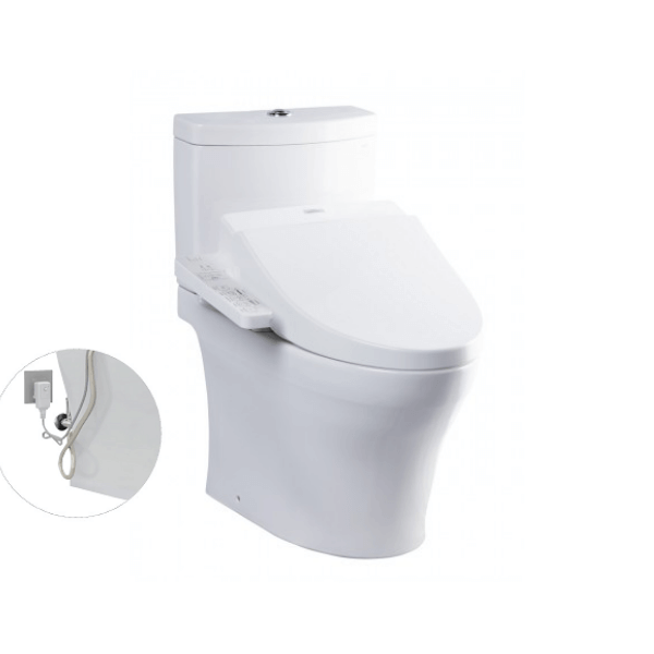 Bàn cầu hai khối TOTO CS769DRW7 nắp rửa điện tử WASHLET