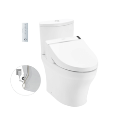 Bàn cầu hai khối TOTO CS838DW6 nắp rửa điện tử WASHLET