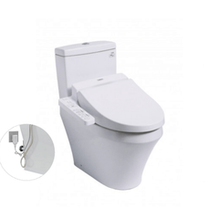 Bàn cầu hai khối TOTO CS945DNW7 nắp rửa điện tử WASHLET