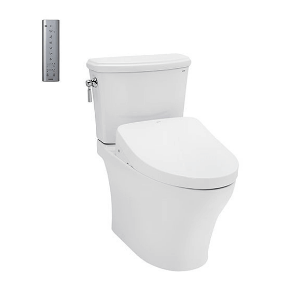 Bàn cầu hai khối TOTO CS986CGW12 nắp điện tử WASHLET