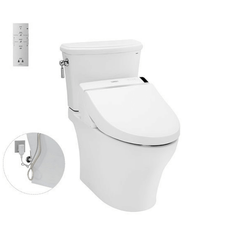 Bàn cầu hai khối TOTO CS986GW6 nắp rửa điện tử WASHLET