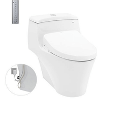 Bàn cầu một khối TOTO CW823RAW11 kèm nắp rửa điện tử WASHLET