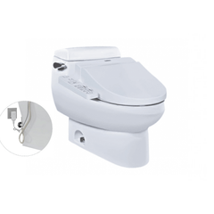 Bàn cầu một khối TOTO MS688W7 kèm nắp rửa điện tử WASHLET